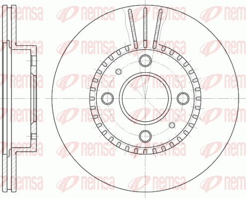 Remsa 6430.10 - Disque de frein cwaw.fr