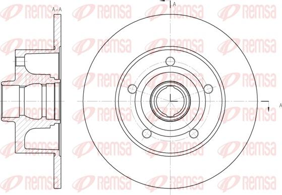 Remsa 6431.00 - Disque de frein cwaw.fr