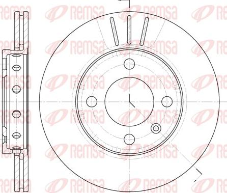 Remsa 6426.10 - Disque de frein cwaw.fr