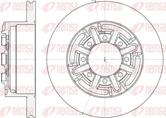 Remsa 6420.00 - Disque de frein cwaw.fr