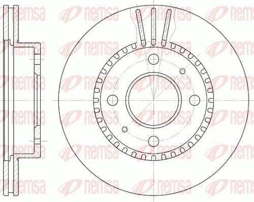 Remsa 6423.10 - Disque de frein cwaw.fr