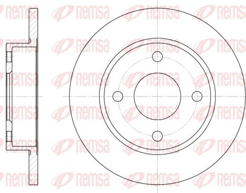 Remsa 6427.00 - Disque de frein cwaw.fr