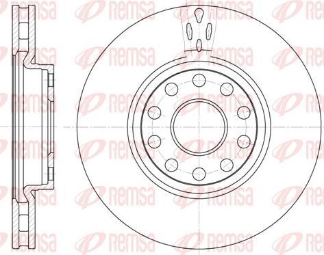 Remsa 6479.10 - Disque de frein cwaw.fr