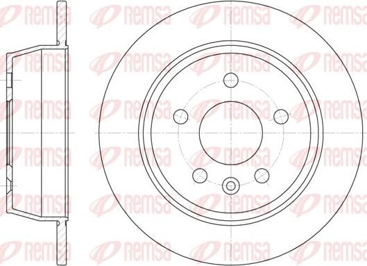 Remsa 6471.00 - Disque de frein cwaw.fr