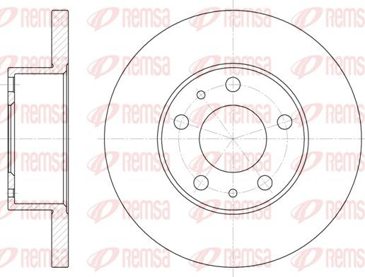 Remsa 6473.00 - Disque de frein cwaw.fr