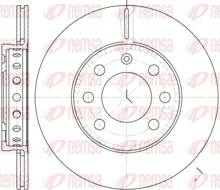 Remsa 6595.00 - Disque de frein cwaw.fr