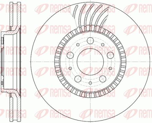 Remsa 6591.10 - Disque de frein cwaw.fr