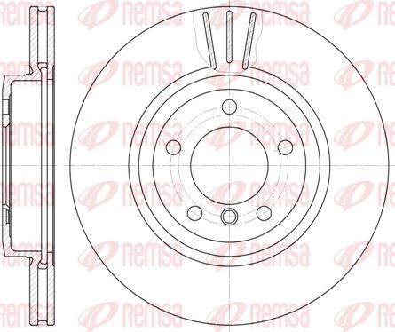 Remsa 6598.10 - Disque de frein cwaw.fr