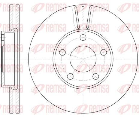 Remsa 6549.10 - Disque de frein cwaw.fr