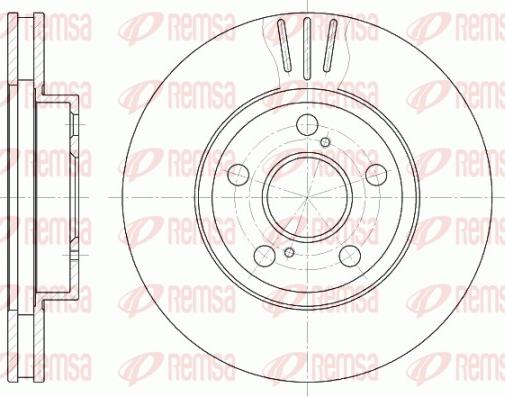 Remsa 6540.10 - Disque de frein cwaw.fr