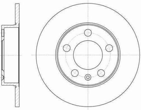 BOSCH 986478868 - Disque de frein cwaw.fr