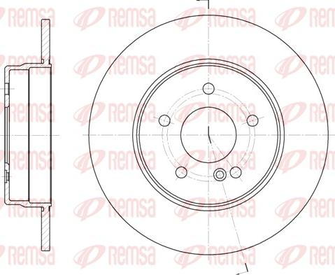 Remsa 6555.00 - Disque de frein cwaw.fr