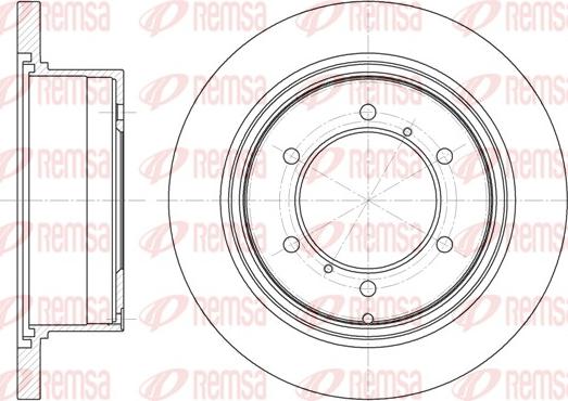 Remsa 6552.00 - Disque de frein cwaw.fr