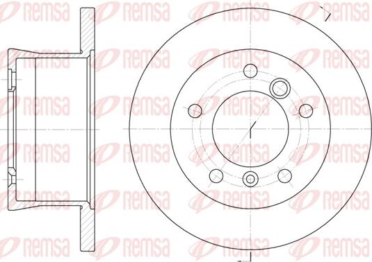 Remsa 6566.00 - Disque de frein cwaw.fr