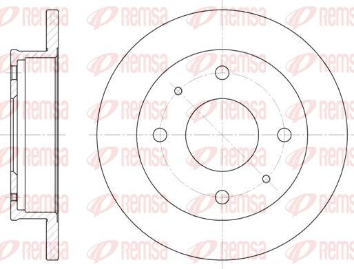 Remsa 6568.00 - Disque de frein cwaw.fr