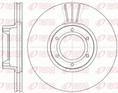 Remsa 6567.10 - Disque de frein cwaw.fr