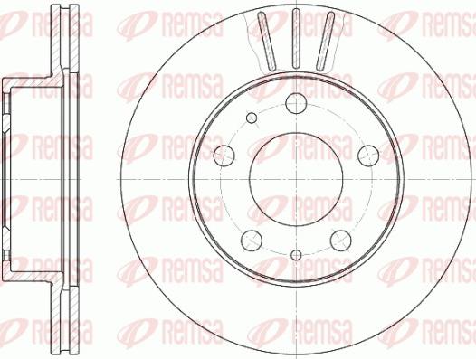 Remsa 6504.10 - Disque de frein cwaw.fr