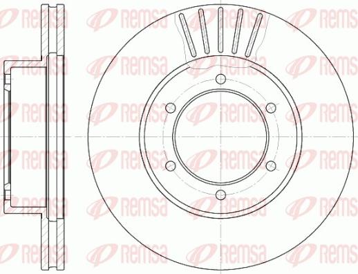 Remsa 6501.10 - Disque de frein cwaw.fr