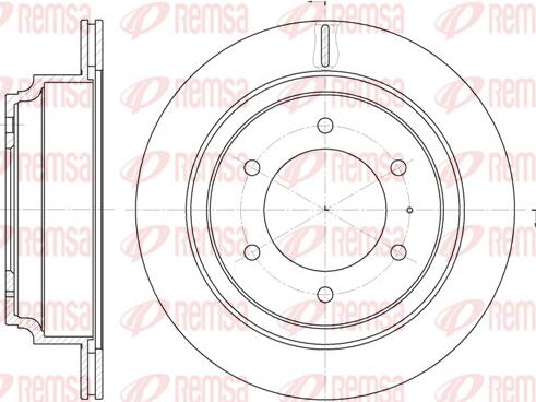 Remsa 6515.10 - Disque de frein cwaw.fr