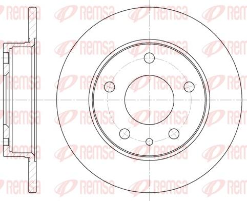 Remsa 6516.00 - Disque de frein cwaw.fr