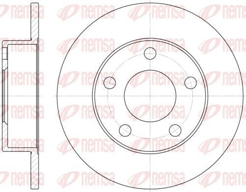 Remsa 6513.00 - Disque de frein cwaw.fr