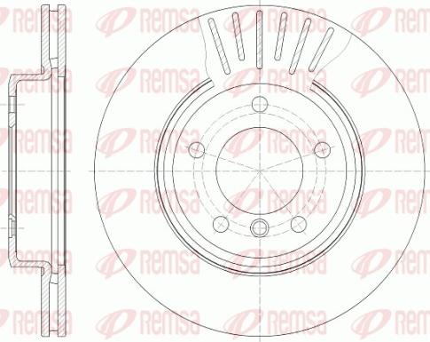 Remsa 6589.10 - Disque de frein cwaw.fr