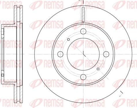 Remsa 6539.10 - Disque de frein cwaw.fr