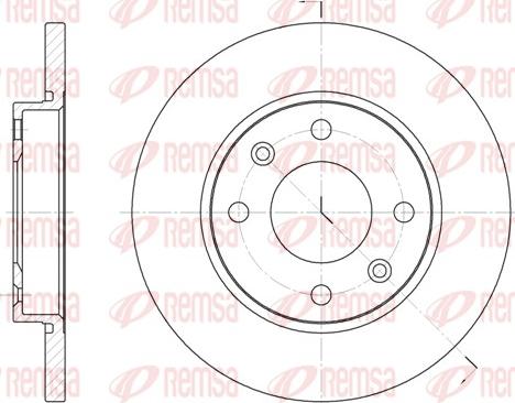 Remsa 6535.00 - Disque de frein cwaw.fr