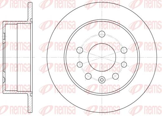 Remsa 6532.00 - Disque de frein cwaw.fr