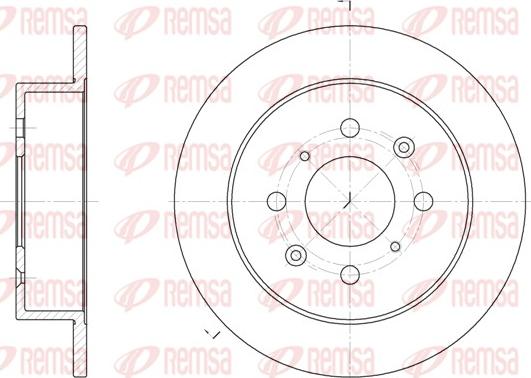 Remsa 6521.00 - Disque de frein cwaw.fr