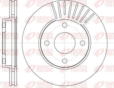 Remsa 6575.10 - Disque de frein cwaw.fr