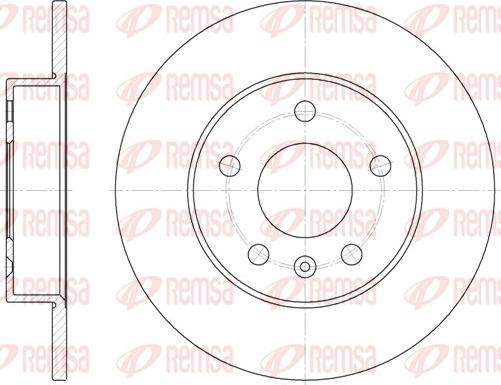 Remsa 6578.00 - Disque de frein cwaw.fr