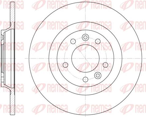 Remsa 6690.00 - Disque de frein cwaw.fr