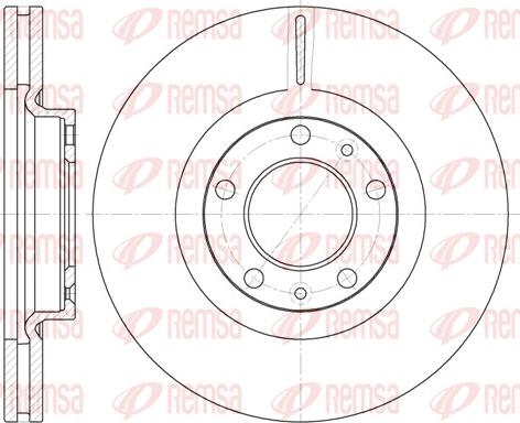 Remsa 6693.10 - Disque de frein cwaw.fr