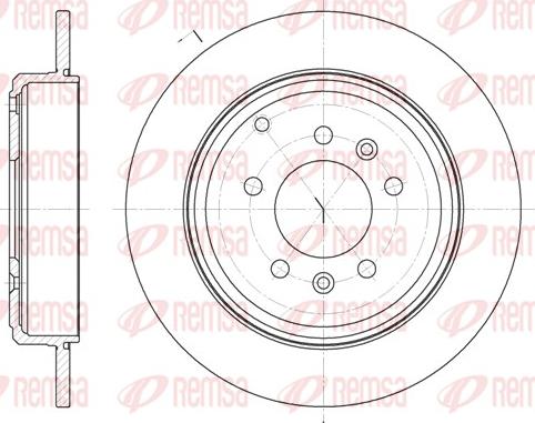 Remsa 6692.00 - Disque de frein cwaw.fr