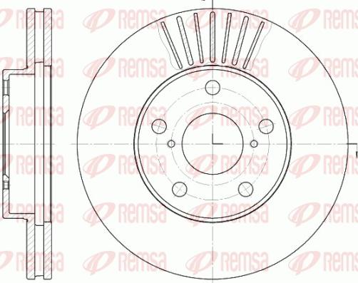 Remsa 6640.10 - Disque de frein cwaw.fr