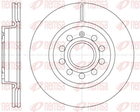 Remsa 6647.10 - Disque de frein cwaw.fr