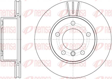 Remsa 6651.10 - Disque de frein cwaw.fr