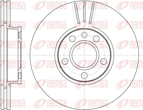 Remsa 6660.10 - Disque de frein cwaw.fr