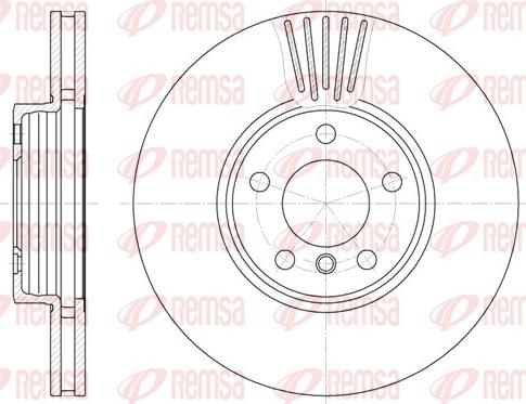 Remsa 6600.10 - Disque de frein cwaw.fr