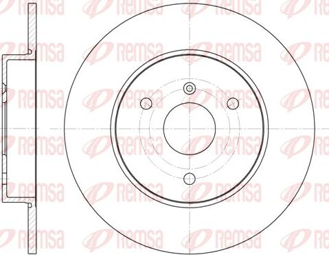 Remsa 6617.00 - Disque de frein cwaw.fr