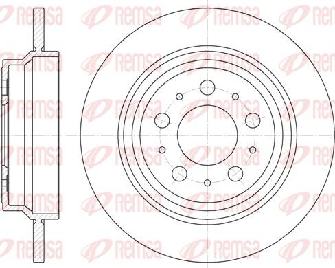 Remsa 6620.00 - Disque de frein cwaw.fr