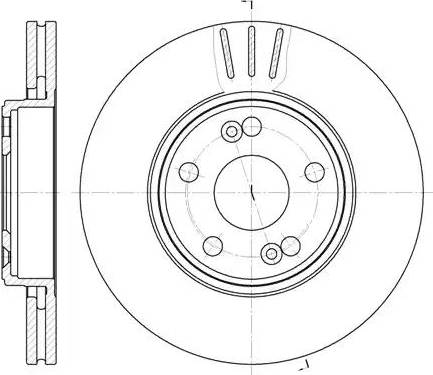 Remsa 6622.10 - Disque de frein cwaw.fr