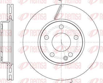 Remsa 6675.10 - Disque de frein cwaw.fr