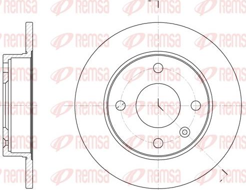 Remsa 6094.00 - Disque de frein cwaw.fr