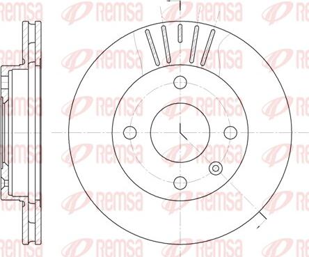 Remsa 6096.10 - Disque de frein cwaw.fr