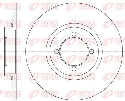 Remsa 6091.00 - Disque de frein cwaw.fr