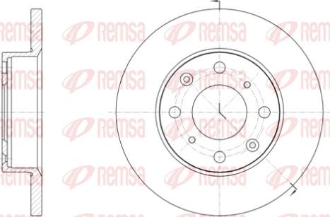 Remsa 6040.00 - Disque de frein cwaw.fr