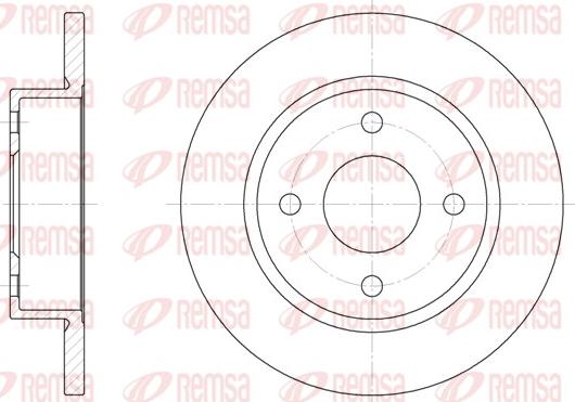 Remsa 6047.00 - Disque de frein cwaw.fr