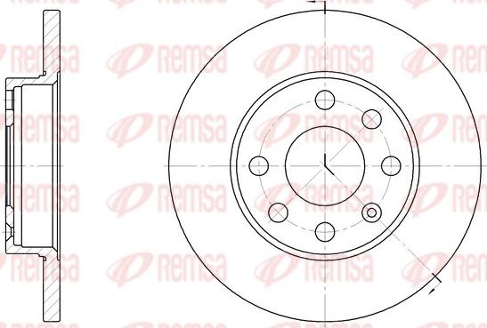 Remsa 6059.00 - Disque de frein cwaw.fr